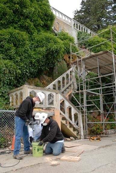 escaleras de alcatraz