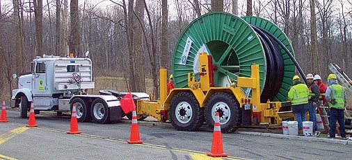 instalación en carretera