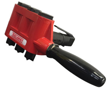 Pneumatic store scaling hammer