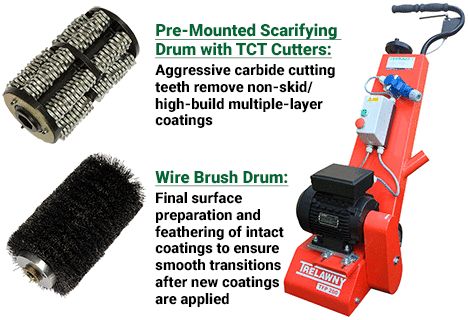 tct and brush drums for site