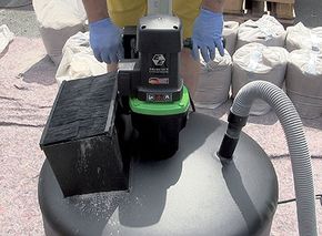 trabajador que utiliza twinmix