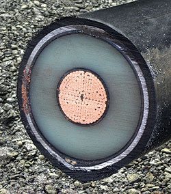 Portable Electric Band Saw “CUTS IT” in High Voltage Cable Installations